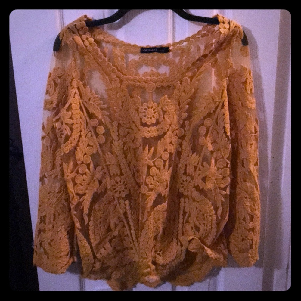 Origami Sheer Top